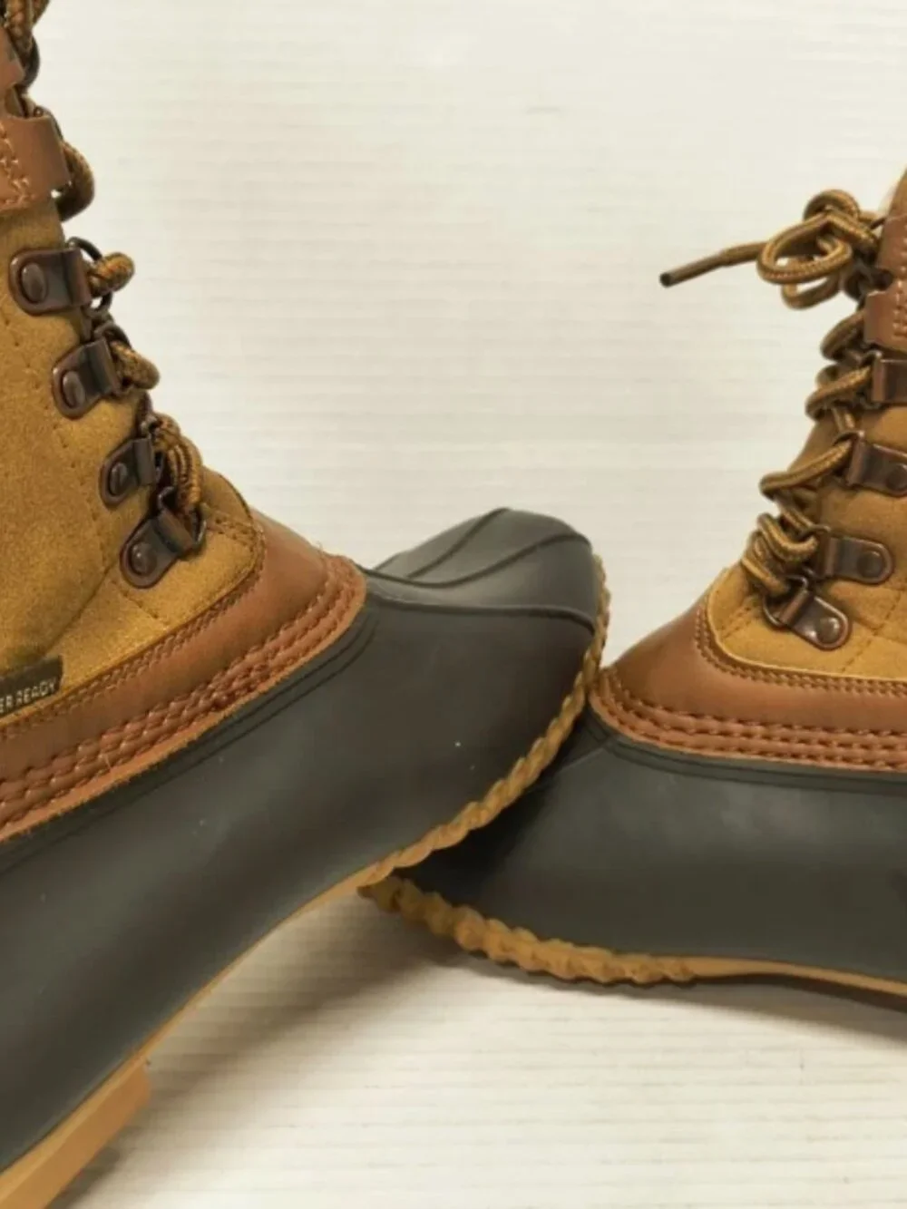 JBU Ontario Waterproof Brown / Whiskey Duck Boot Women's 9 Medium JB18ONT34